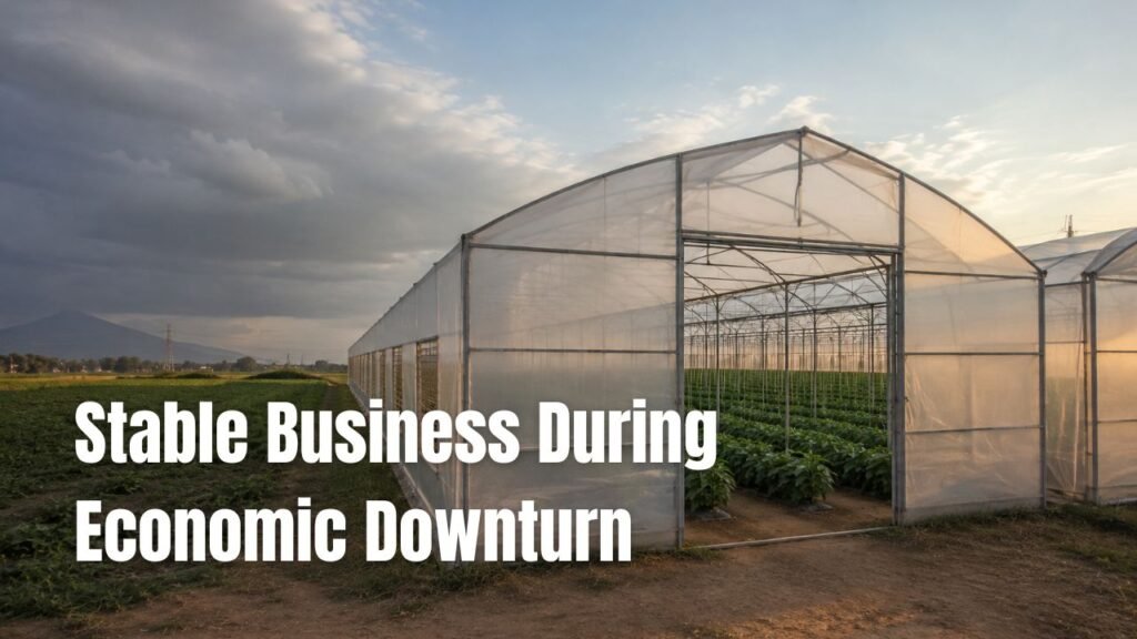 Polyhouse crops showing predictable production supporting a recession-resistant agriculture business