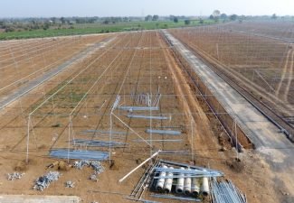 Agrodome- Flat Roof Greenhouse Structure- Construction